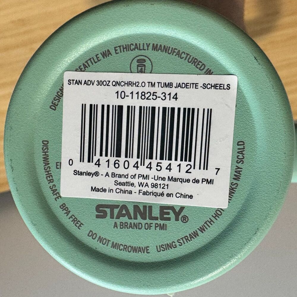 Stanley Quencher H2.0 FlowState 30 oz Tumbler Mint Green Purple NWT - Picture 13 of 13